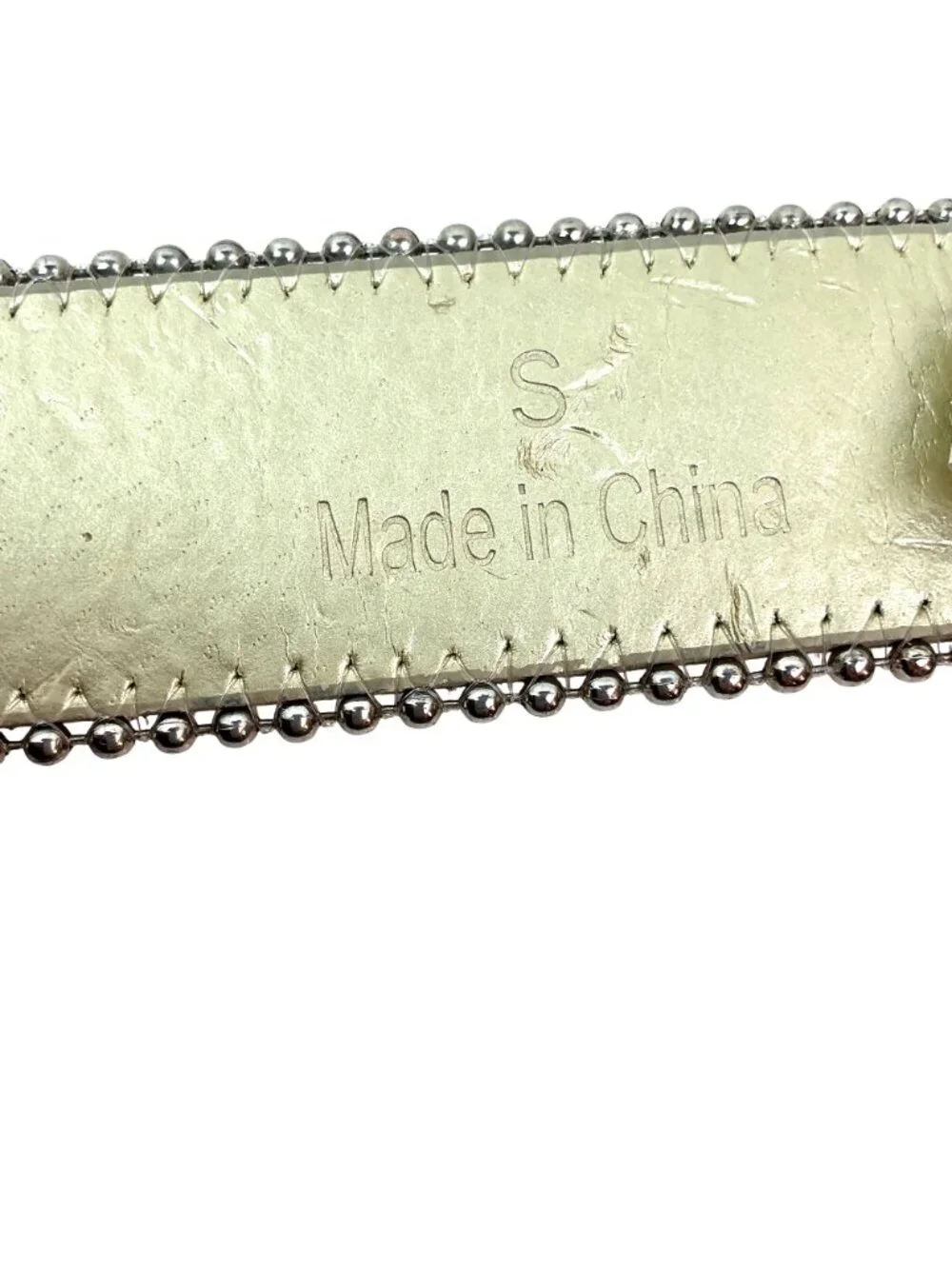 New Western Bling Rhinestone Studded Belt With Silver Buckle Womens Small Metall